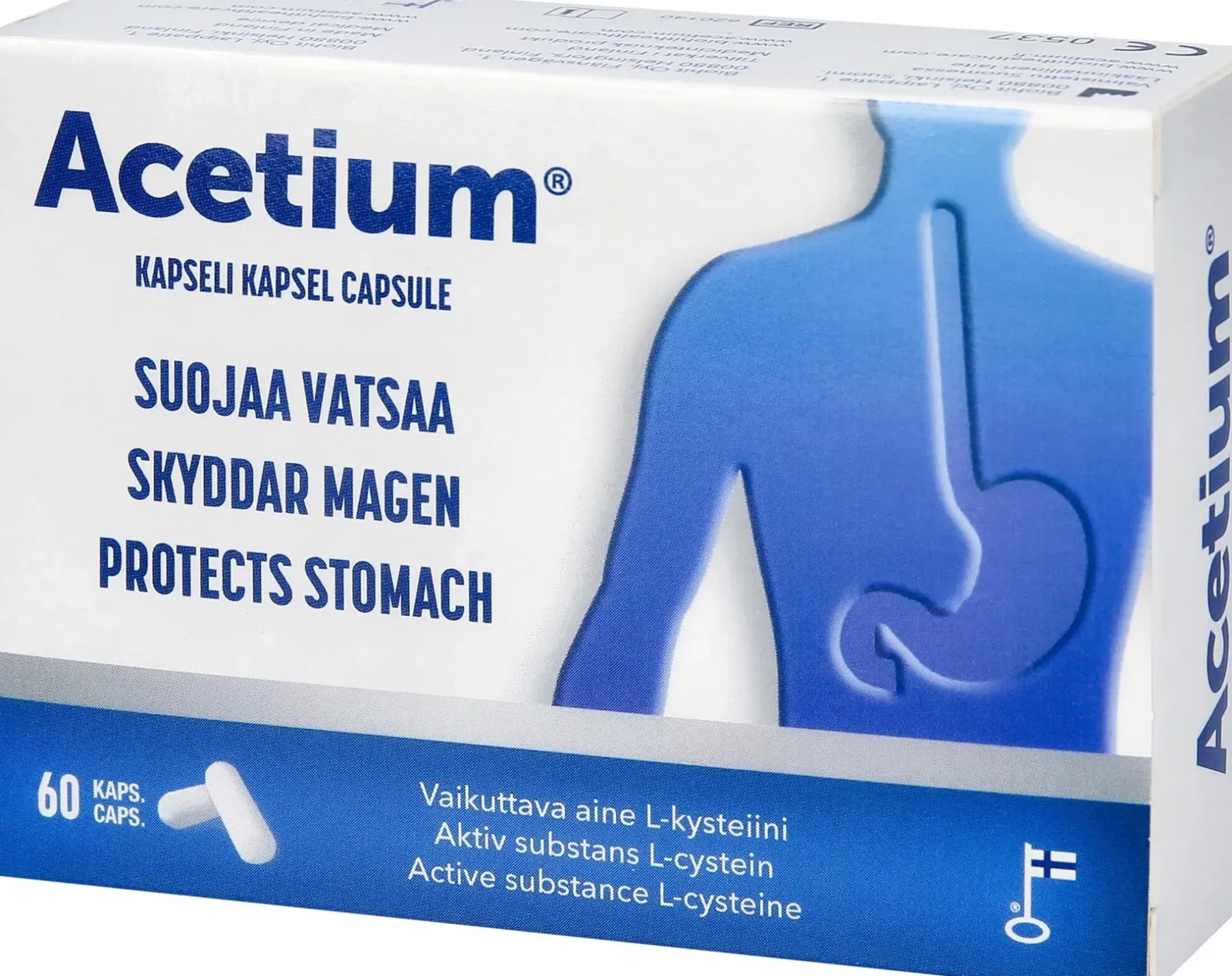 Acetium Vatsan Hyvinvointivalmisteet<mahakapseli 60 kaps.