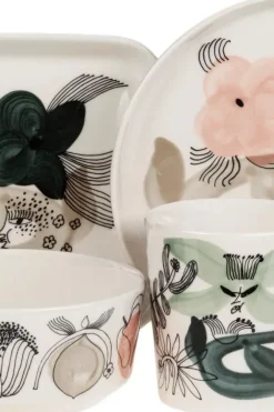 Arabia Tarjoiluastiat<Kukkamaa kulho 13 cm vihreä