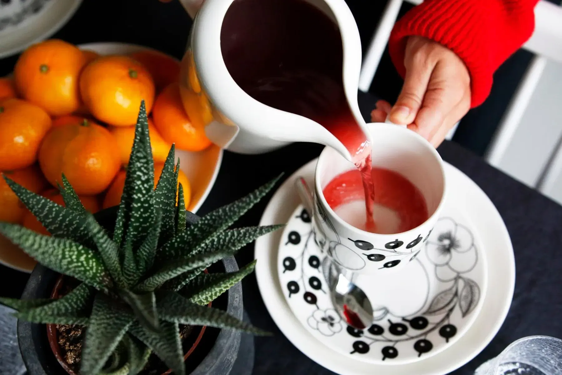 Paratiisi kahvikuppi 0,28 L, musta Mukit Ja Kupit