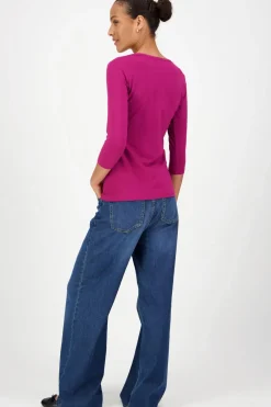 Clearance 3/4 hihainen trikoopusero Paidat Ja Topit