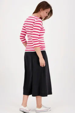 Discount raidallinen 3/4 hihainen trikoopusero Paidat Ja Topit