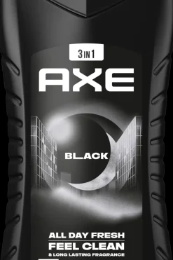 AXE Ihonhoito<Suihkusaippua raikas tunne koko päiväksi Black 12 tunnin vastustamaton tuoksu 250 ml