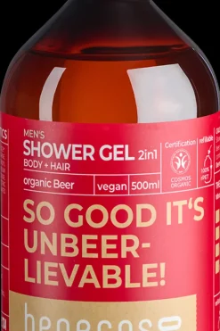 Benecos Ihonhoito|Vartalonhoito<BIO luomu vehnäolut suihkugeeli 2in1 500 ml