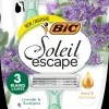 BiC Karvanpoisto<varsiterä Soleil Escape 3 Lavender & Eucalyptus 3-pack