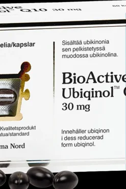 Discount BioActive Ubiqinol™ Q10 30 mg ravintolisä 60 kaps. Ubikinonit Ja Ubikinolit