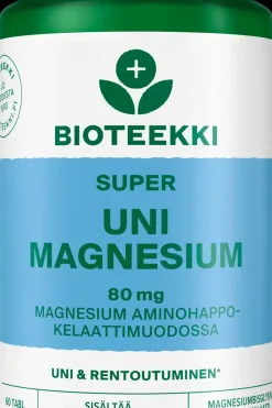 Discount Super Uni Magnesium ravintolisä 60 tabl. Kivennäis- Ja Hivenaineet