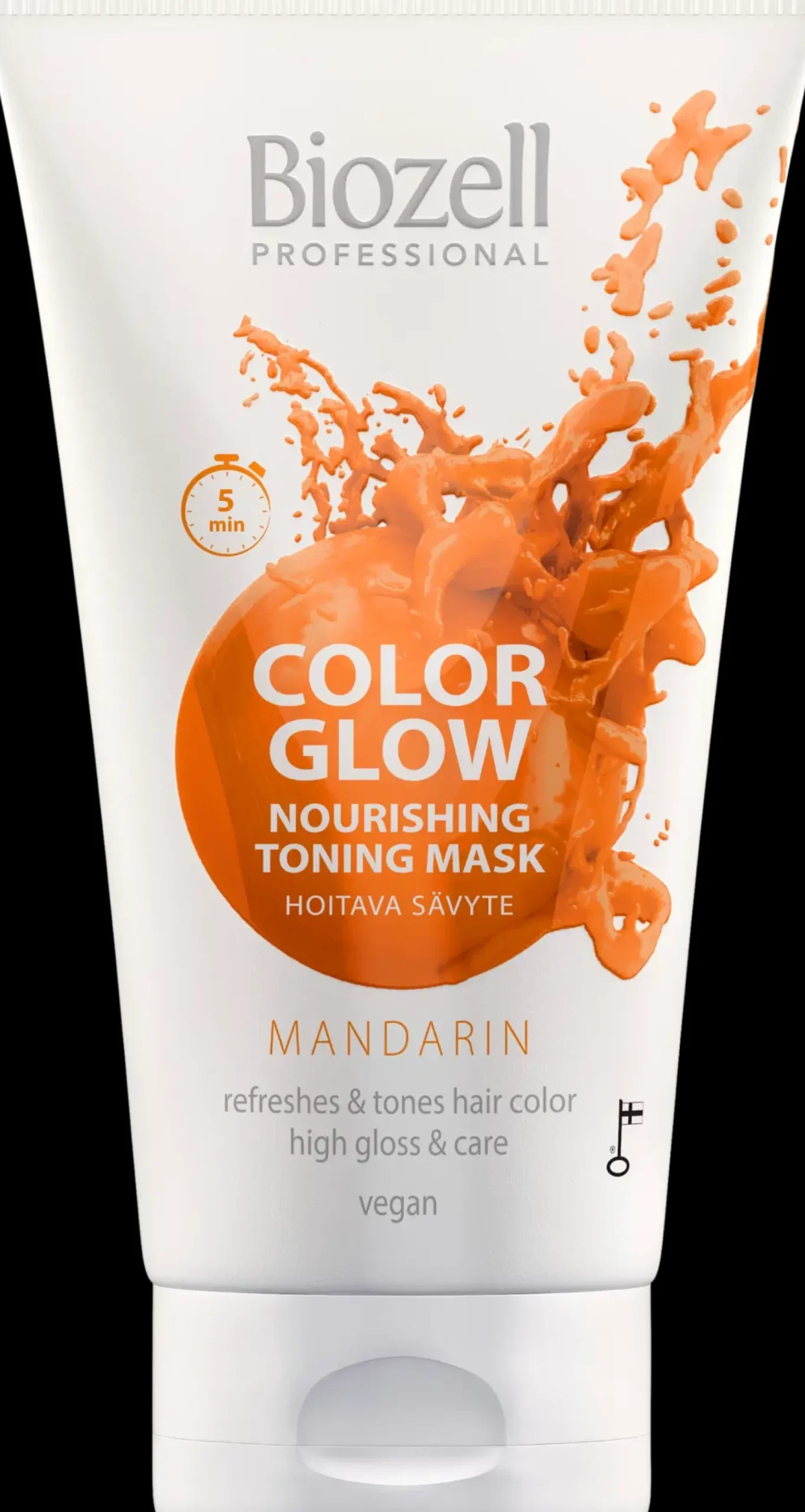 Biozell Hiusvärit<Color Glow Hoitava sävytenaamio Mandarin 150ml