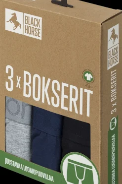 Online miesten bokserit 3-pack I125 Pluskoot|Alusvaatteet