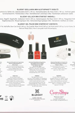 Sale Gel Polish Mini Starter Kit geelilakka-aloituspaketti Meikkipakkaukset|Kynsimeikit Ja Kynsienhoito