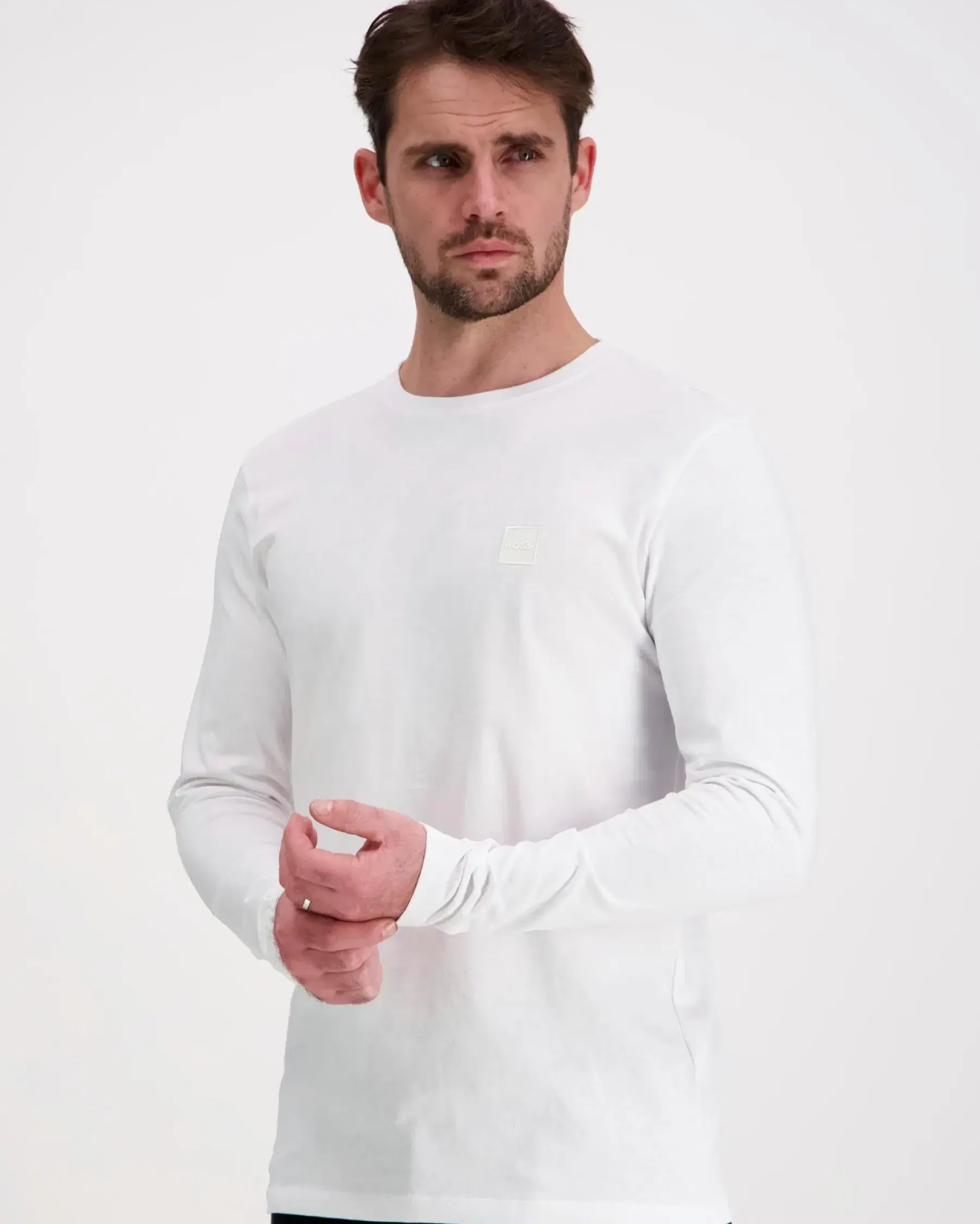 BOSS Paidat<Tacks ls t-paita