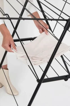 Brabantia Vaatteiden Hoitotuotteet|Vaatteiden Hoitotuotteet<Hangon pyykinkuivausteline 25m + tanko matt black