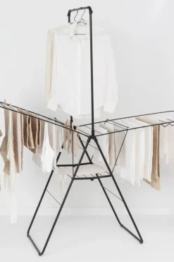 Brabantia Vaatteiden Hoitotuotteet|Vaatteiden Hoitotuotteet<Hangon pyykinkuivausteline 25m + tanko matt black