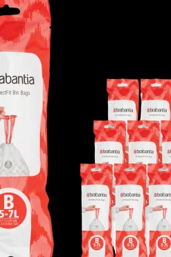 Best PerfectFit roskapussit B 5L, 10 rullaa 200 pss valkoinen Siivousaineet Ja -tarvikkeet|Muut Kylpyhuonetarvikkeet