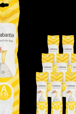 Sale PerfectFit roskapussit A 3L 200pss white Siivousaineet Ja -tarvikkeet|Muut Kylpyhuonetarvikkeet