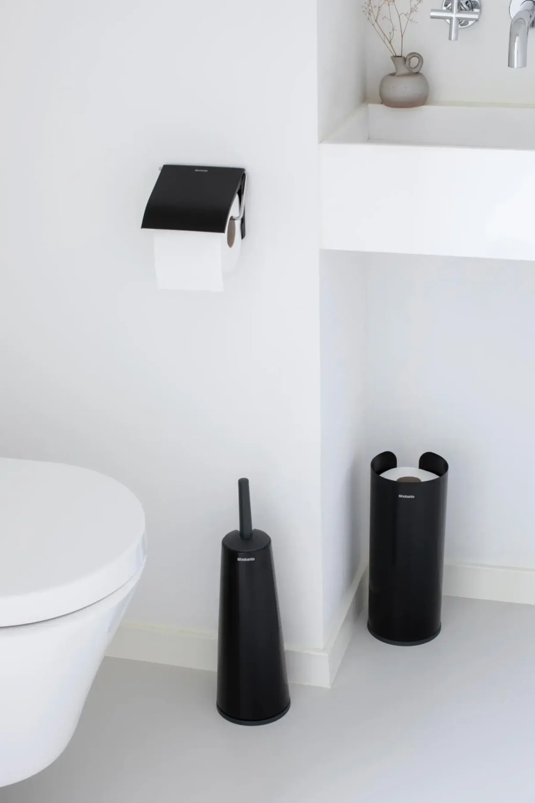 Online ReNew WC- paperiteline matt black Siivousaineet Ja -tarvikkeet|Muut Kylpyhuonetarvikkeet
