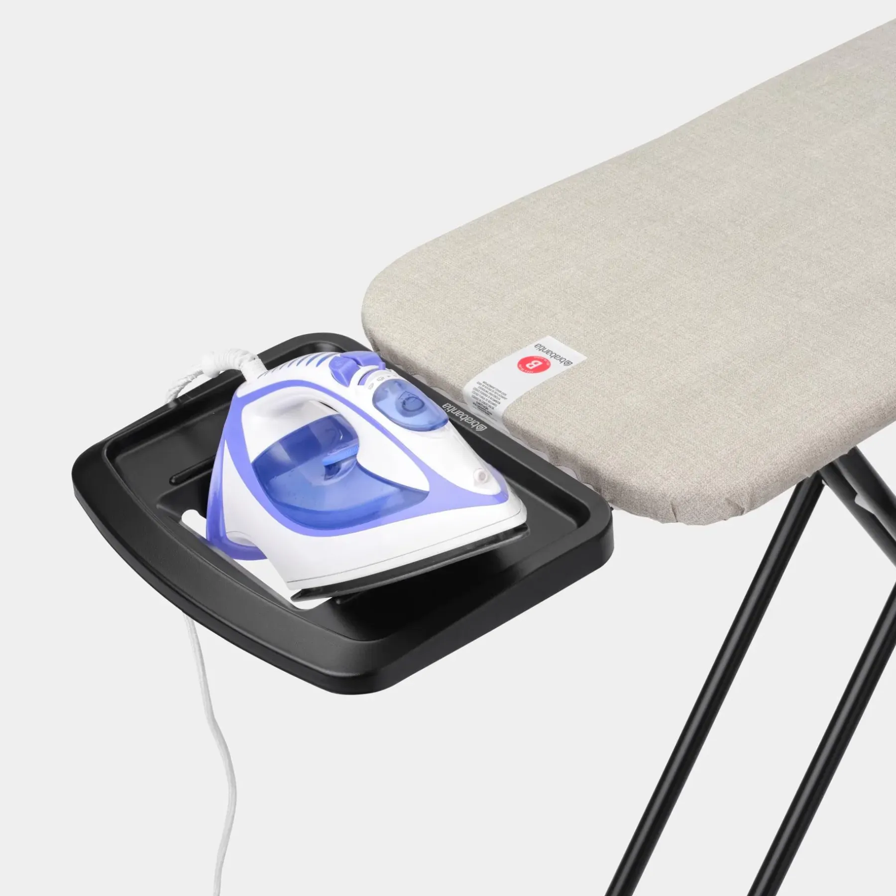 Outlet silityslauta B 124 x 38 cm SSIR black denim grey Vaatteiden Hoitotuotteet|Vaatteiden Hoitotuotteet