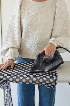 Outlet silityslauta B 124 x 38 cm SSIR black denim grey Vaatteiden Hoitotuotteet|Vaatteiden Hoitotuotteet