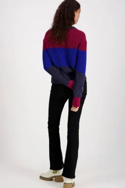 Best Calvin Klein Chunky stripe crew neck neule Neuleet