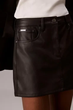 Best Calvin Klein Faux leather 5pkt mini hame Hameet