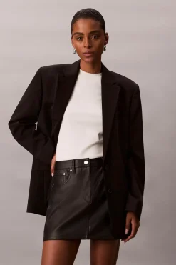 Best Calvin Klein Faux leather 5pkt mini hame Hameet