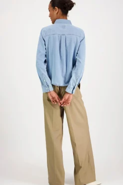 Calvin Klein Jeans Puserot Ja Tunikat<Cropped brighton blue paita