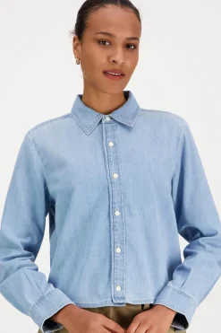 Calvin Klein Jeans Puserot Ja Tunikat<Cropped brighton blue paita