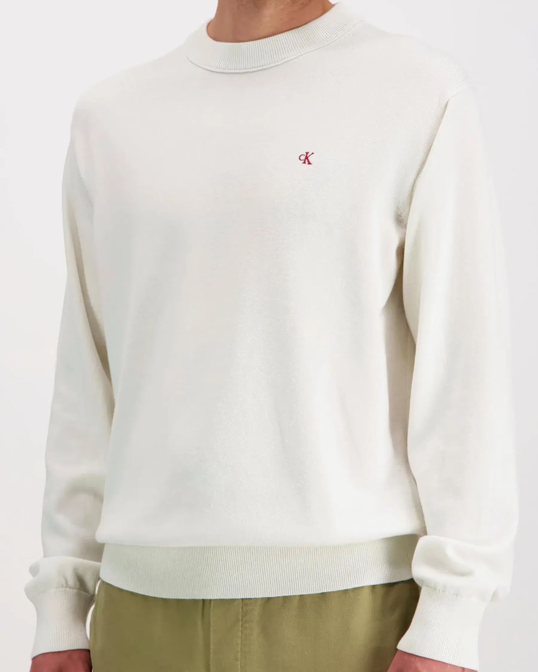 Calvin Klein Jeans Neuleet<Ls ez cotton crewnk sweater 12gg neule