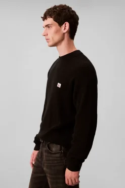 Calvin Klein Jeans Neuleet<Ls ez cotton waffle crwnk neule