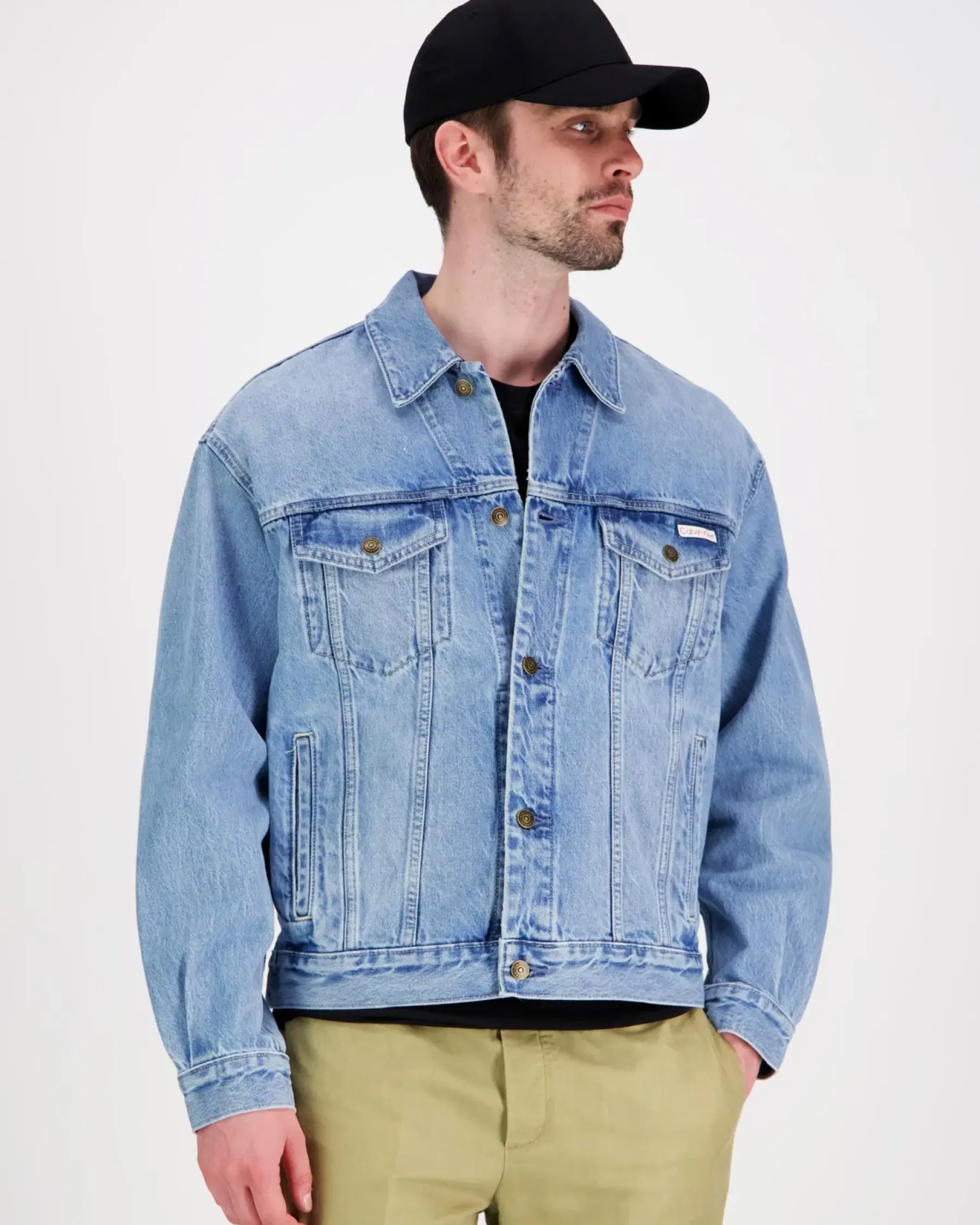 Clearance 90s ck icon 94 trucker farkkutakki Takit