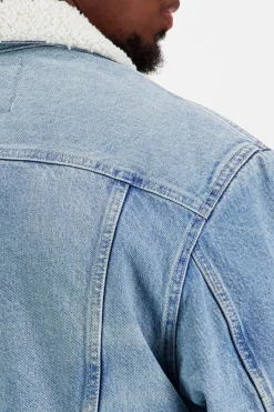 Calvin Klein Jeans Takit<90s sherpa trucker tinted thundr farkkutakki