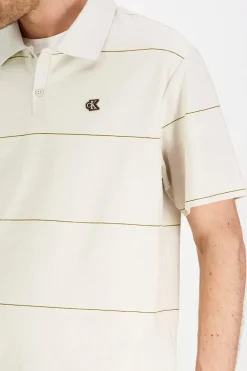 Calvin Klein Jeans Paidat<Ss cross grain stripe easypolo pikee
