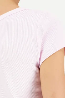 Calvin Klein Jeans Paidat Ja Topit<Woven label 2x2 baby rib t-paita