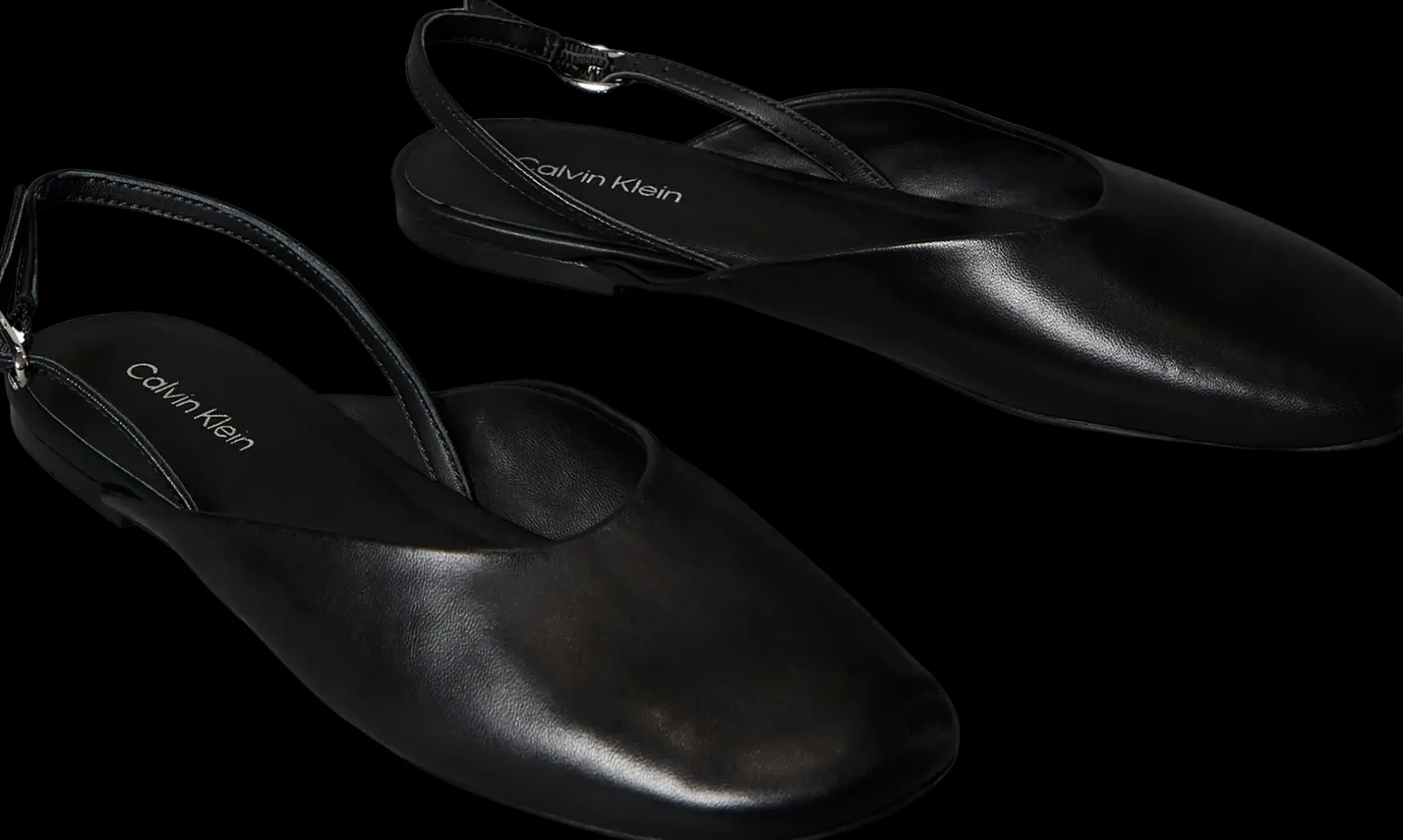 Calvin Klein Avokkaat<Oblique slingback ballerinat