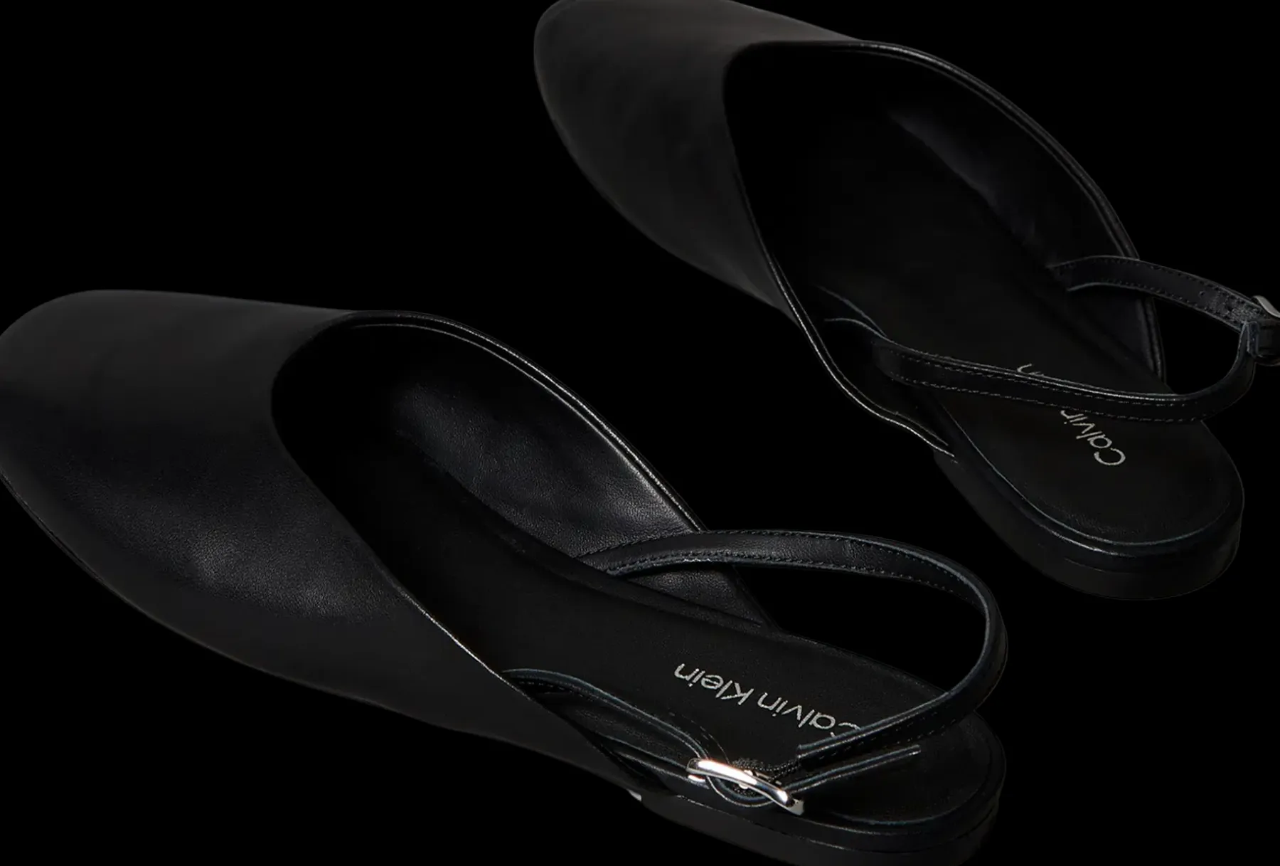 Calvin Klein Avokkaat<Oblique slingback ballerinat