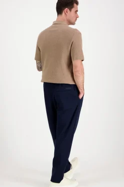 Calvin Klein Housut<Slim tapered knit pleated pant housut