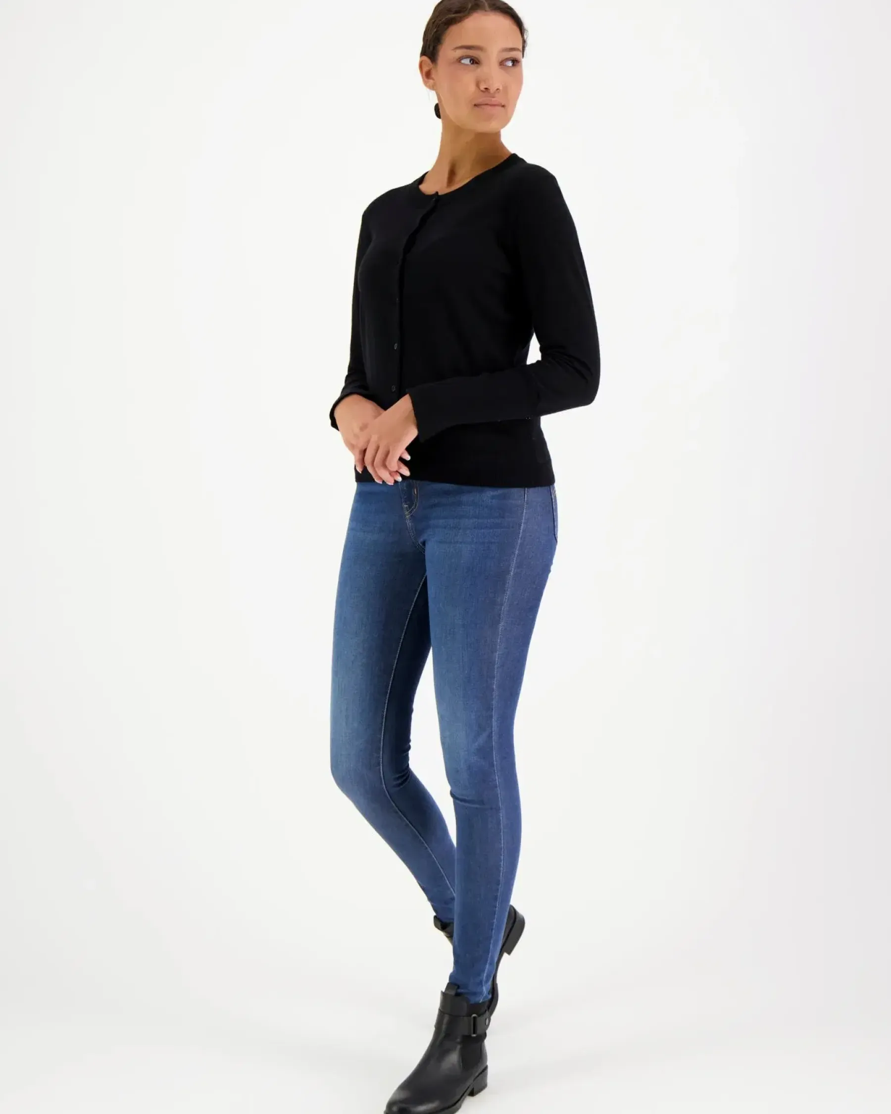 Claire Candy Easy care merinovilla neuletakki Pluskoot|Neuleet