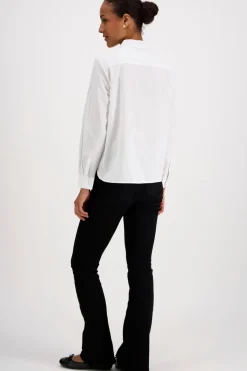 Claire Woman Puserot Ja Tunikat<Claire Rete puuvilla strassi paitapusero