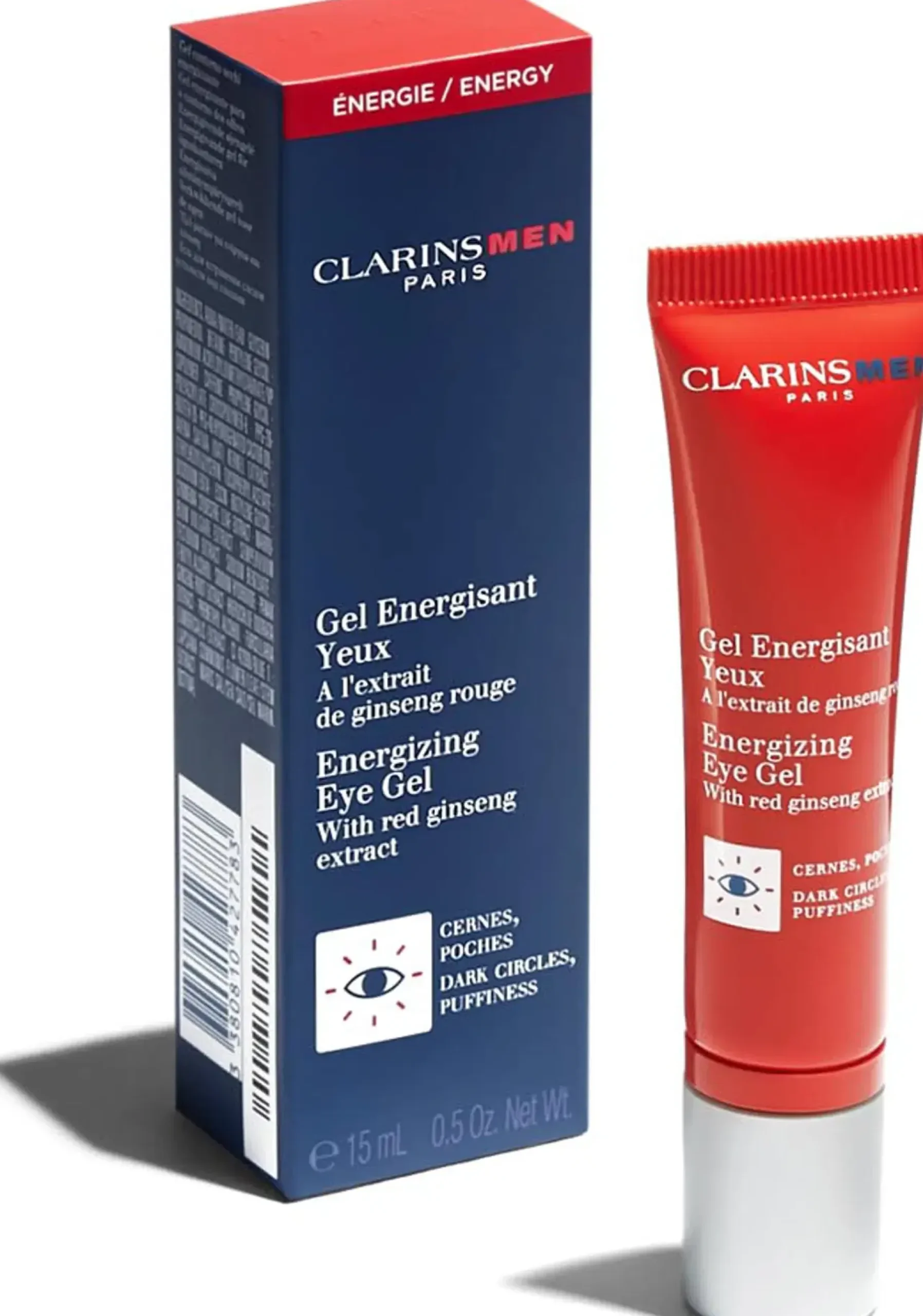 Clarins Ihonhoito<Men Energizing Eye Gel silmänympärysgeeli 15 ml
