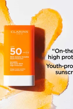 Clarins Aurinkotuotteet<Sun Face Invisible sun care stick spf50 aurinkosuojapuikko 17g