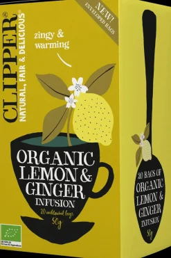 Clipper Juomat<Luomu Yrttihauduke, sitruuna & inkivääri 20ps / 50g