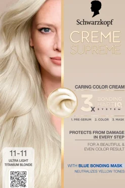 Creme Supreme Hiusvärit<11-11 Erittäin Kirkas Titaaninvaalea
