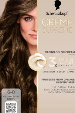 6-0 Luonnollinen Vaaleanruskea Hiusvärit