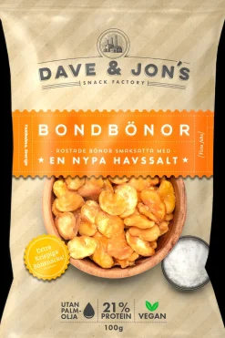 Daveu0026Jons Pähkinät, Siemenet Ja Muut Kuivatuotteet<Dave&Jons paahdettuja härkäpapuja merisuolan kanssa 100 g