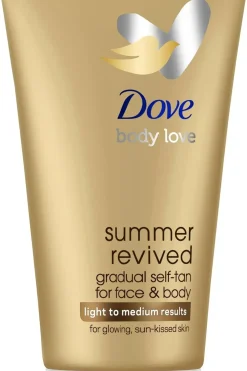 Dove Aurinkotuotteet|Kylmägeelit Ja Hoitosalvat<Summer Revived Vaalea Itseruskettava Asteittain itseruskettava kosteusvoide antaa iholle päivetystä 75 ML