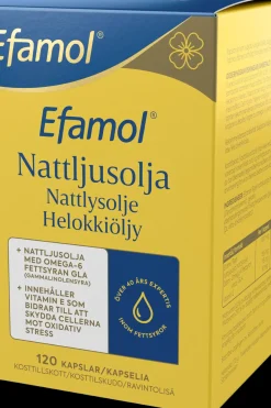 Hot Efamol helokkiöljy+E-vitamiinivalmiste 120kaps Omegat Ja Muut Rasvahapot