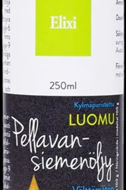 Elixi Mausteet, Hillot Ja öljyt<Luomu Pellavansiemenöljy 250ml