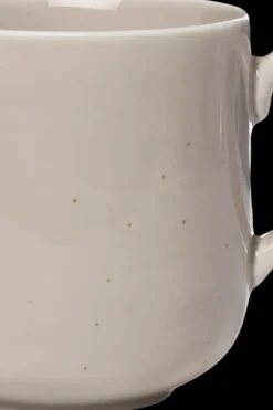 ERNST Mukit Ja Kupit<muki posliini 8x8,5cm beige