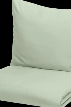 Clearance Pussilakanasetti Silky Bamboo niityn vihreä 150x210 cm, 50x60 cm Pussilakanat