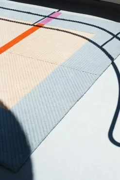 Finarte Olohuoneen Matot<Akaatti villamatto beige-sininen