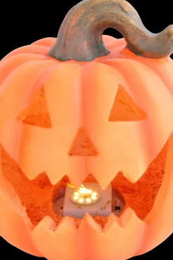 Sale Kurpitsalyhty led-valolla 23x23x23 cm Koriste-esineet